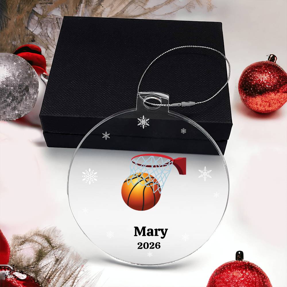 baseball christmas tree ornament Acrylic Ornament Plaque
