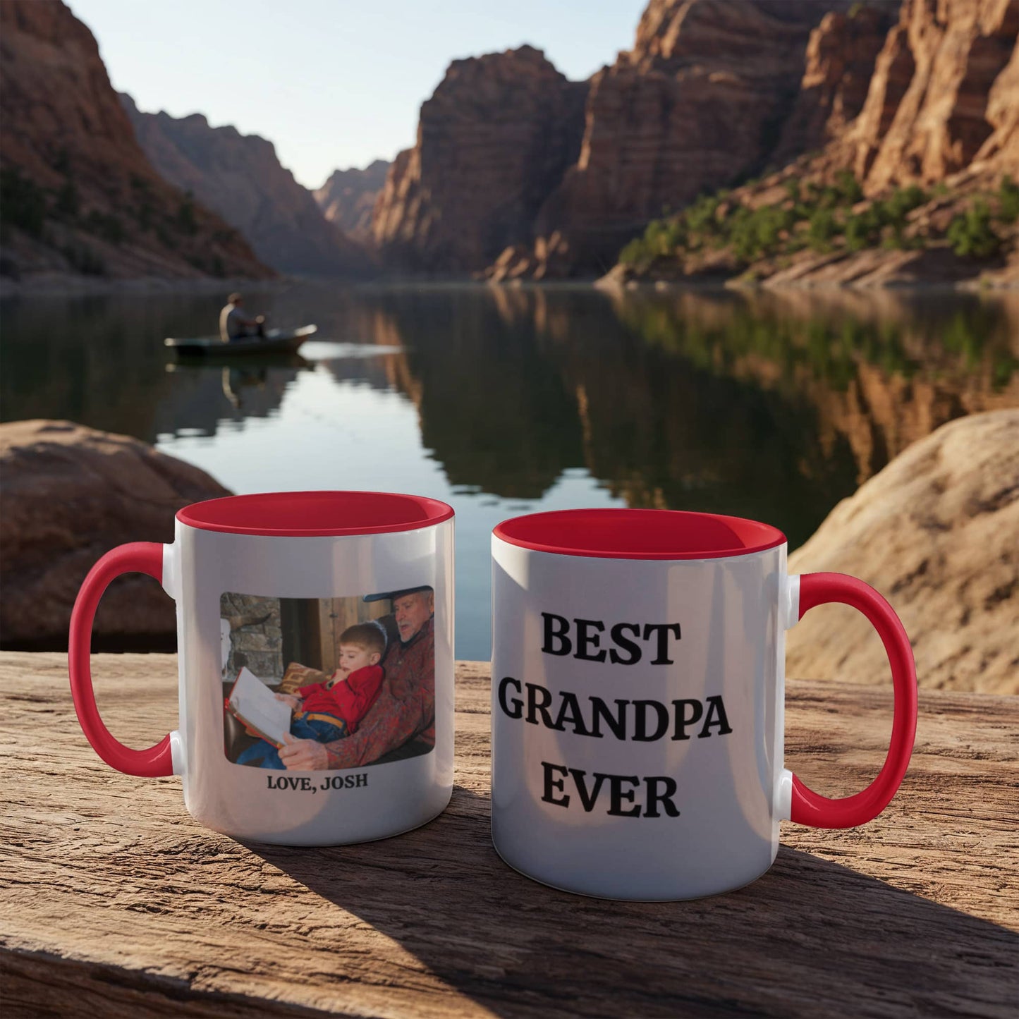 Best Grandma Ever Color Accent Mugs