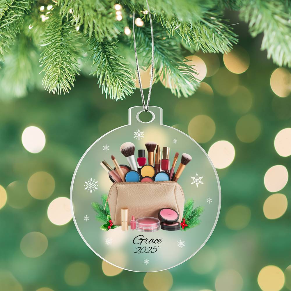 Makeup Christmas Tree Ornament