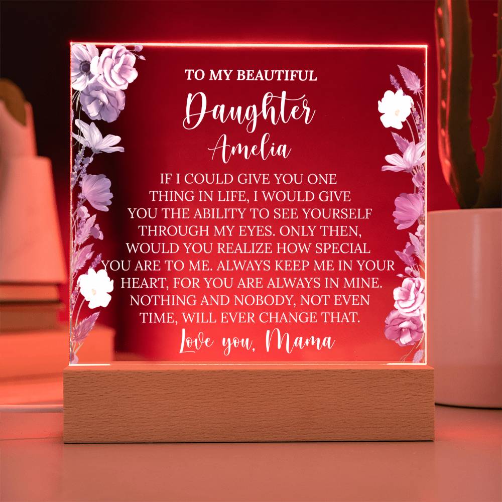 Personalized Daughter Acrylic Plaque