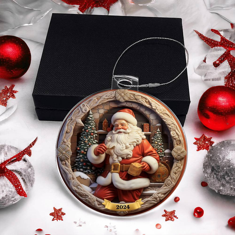 Santa Christmas Ornament-[Heartfelt Family Gift]