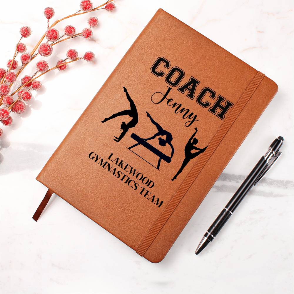 Gymnastics Coach Journal Gift