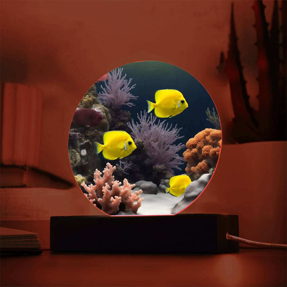 Fish Salt Water Aquarium Night Light-[Heartfelt Family Gift]