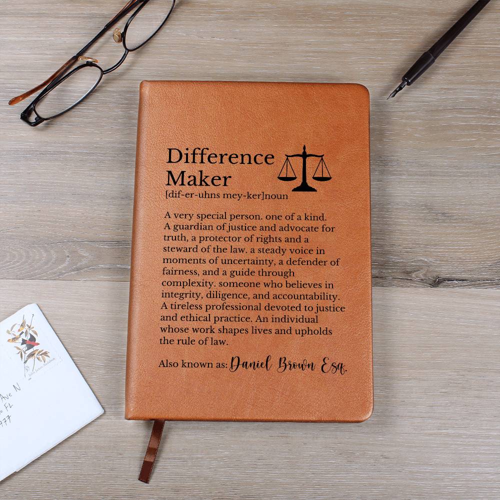 Difference Maker Journal for Lawyer