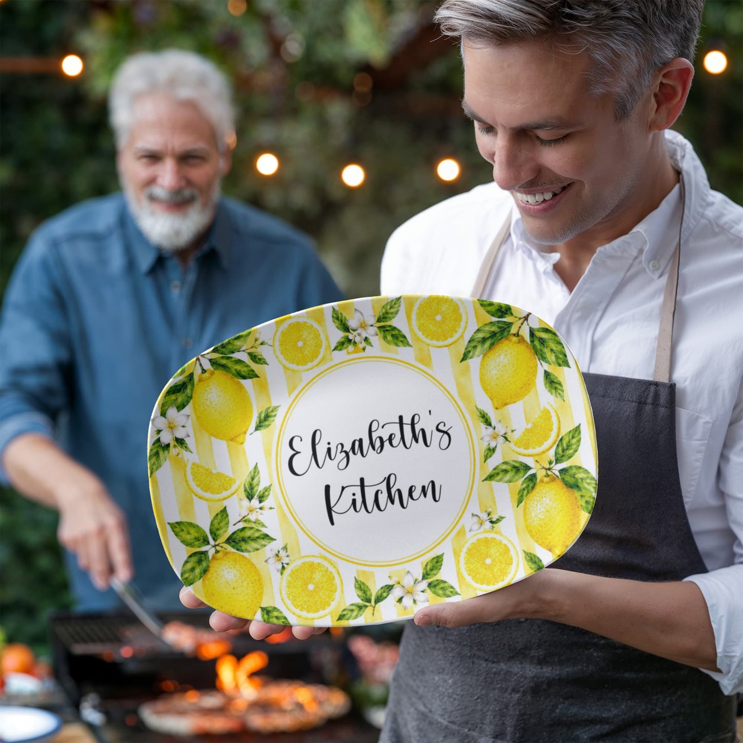 Personalized Lemon Serving Tray