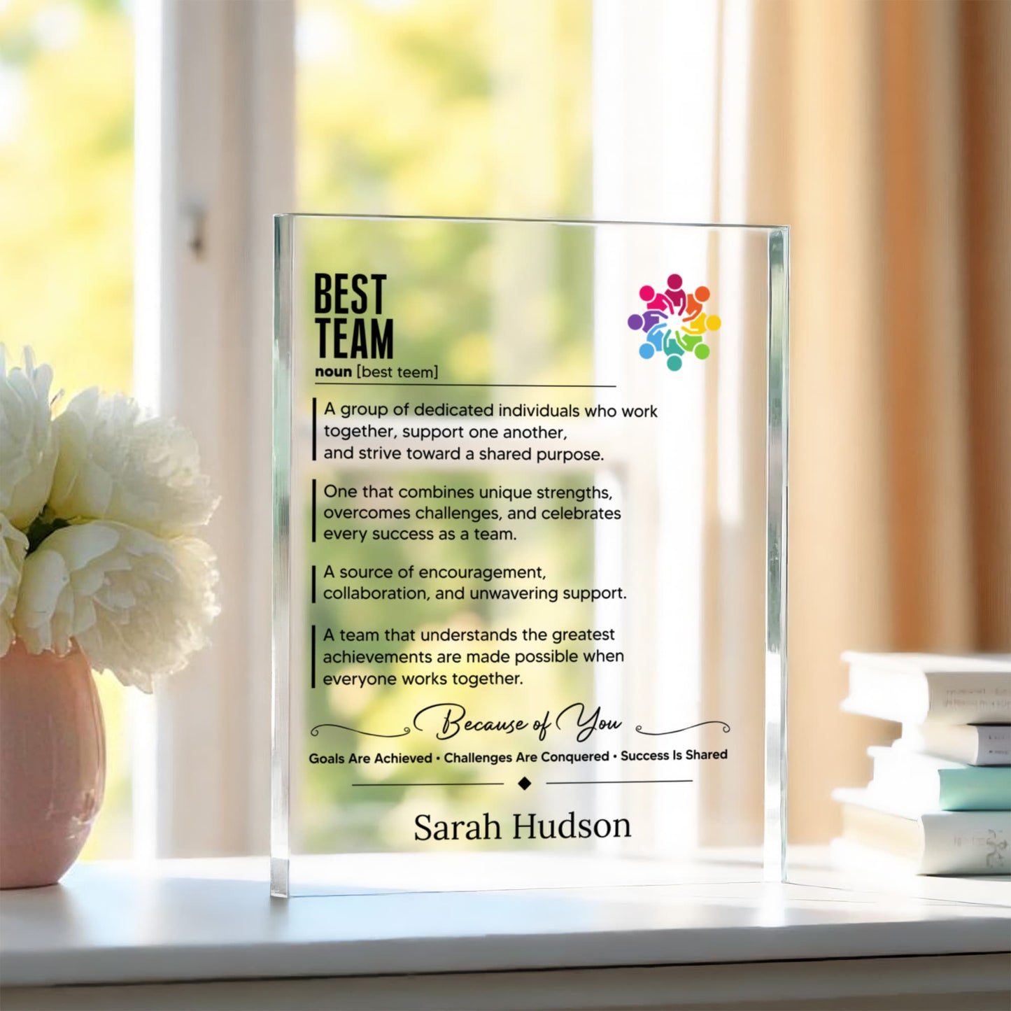 Best Team Appreciation Plaque Gift