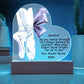 Personalized Dance Gift for Recital or Senior Year Acrylic Heart Plaque-[Heartfelt Family Gift]