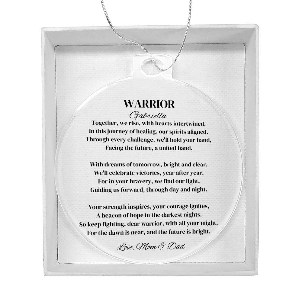Warrior Ornament-[Heartfelt Family Gift]
