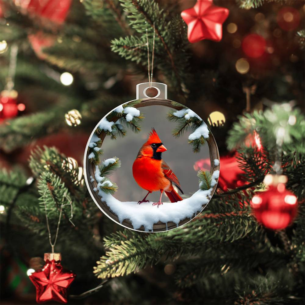 Cardinal Christmas Ornament-[Heartfelt Family Gift]