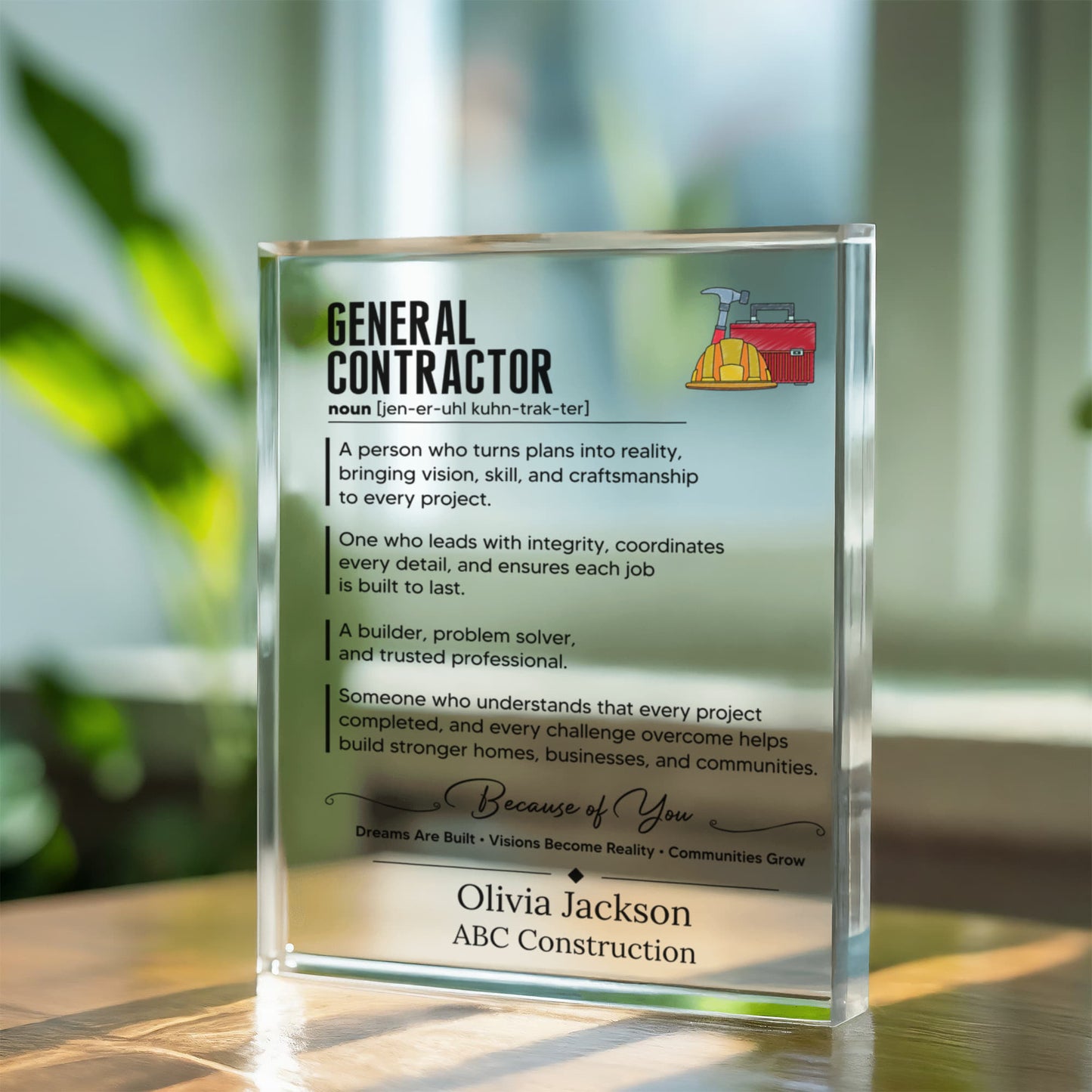 General Contractor Gift