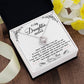 Personalized Love Knot Necklace Gift for Daughter from Mom or Dad-[Heartfelt Family Gift]