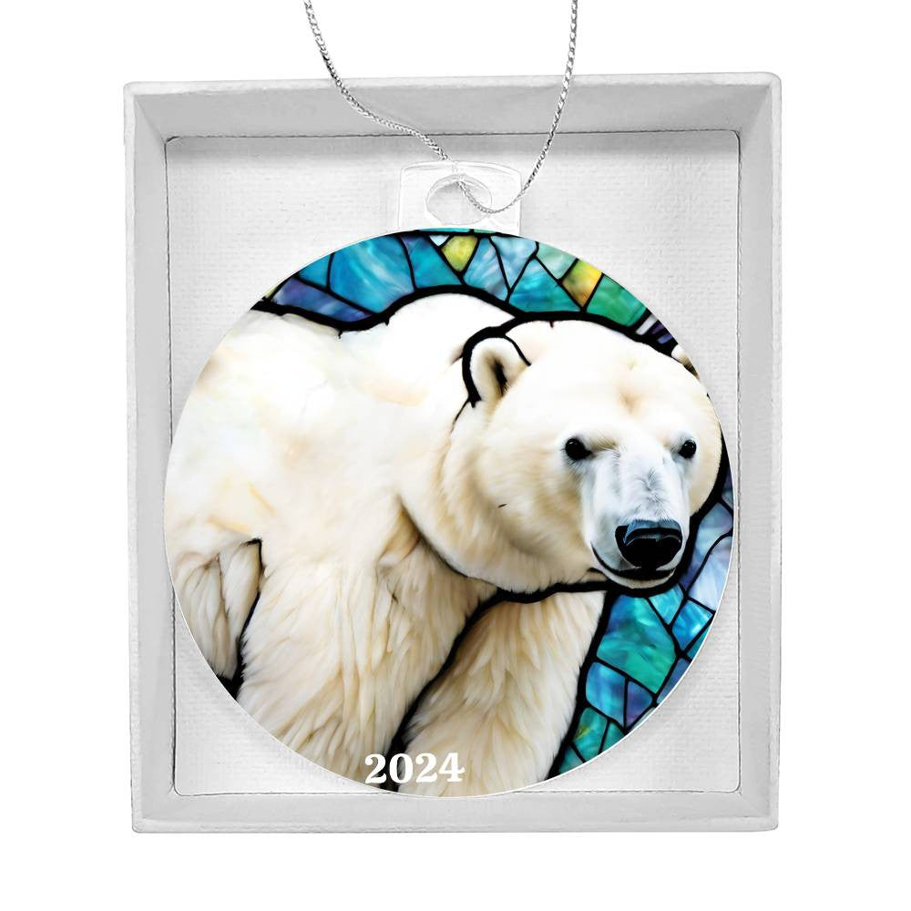 Polar Bear Christmas Ornament-[Heartfelt Family Gift]