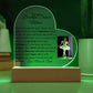 Personalized Dance Recital Acrylic Heart Plaque-[Heartfelt Family Gift]
