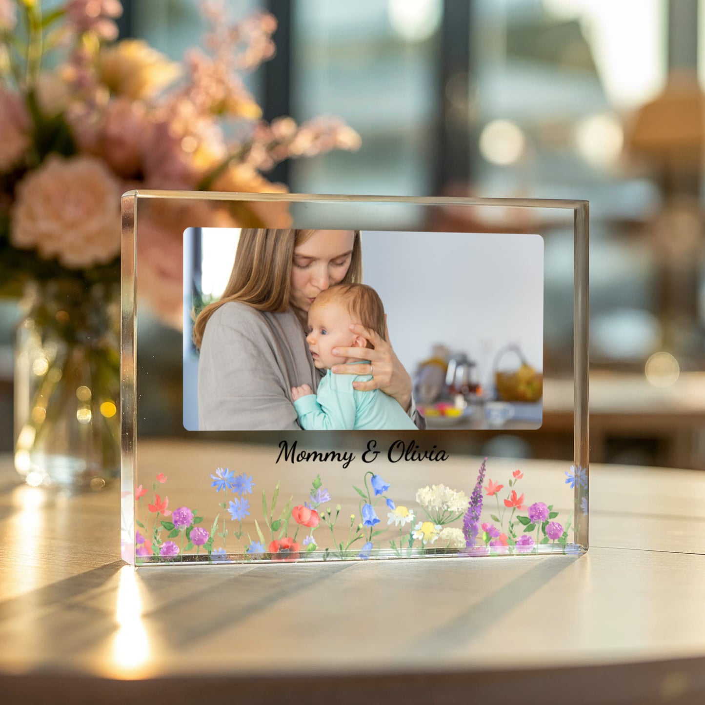 Mommy & Me Photo Acrylic Block