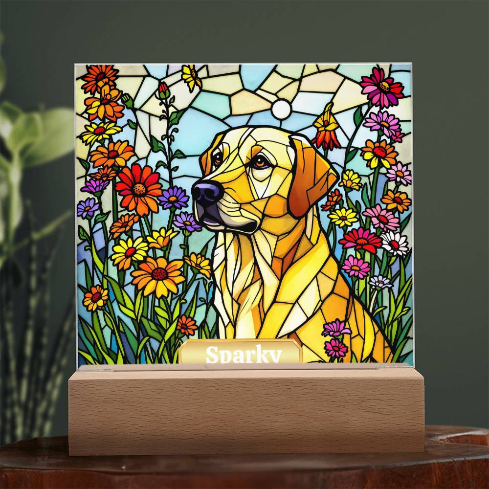 Labrador Retriever Lighted Plaque