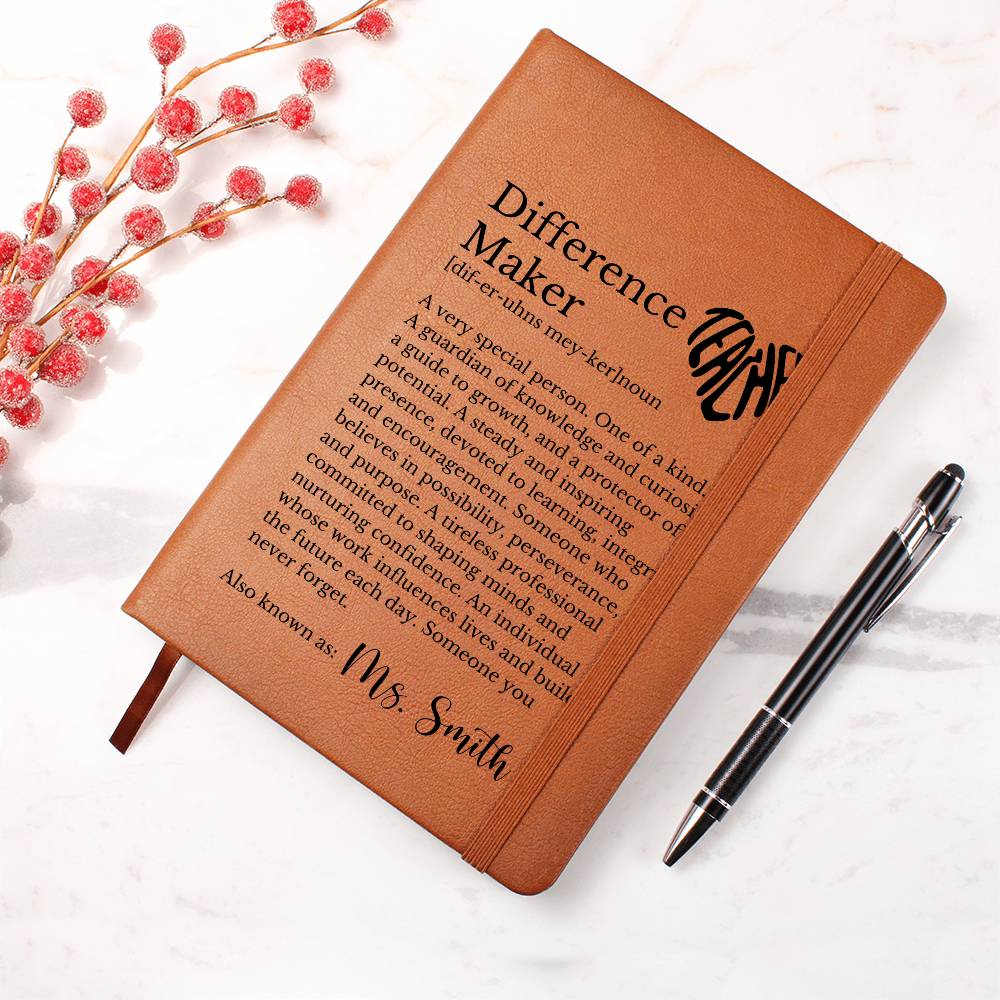 Difference Maker Journal for Teacher
