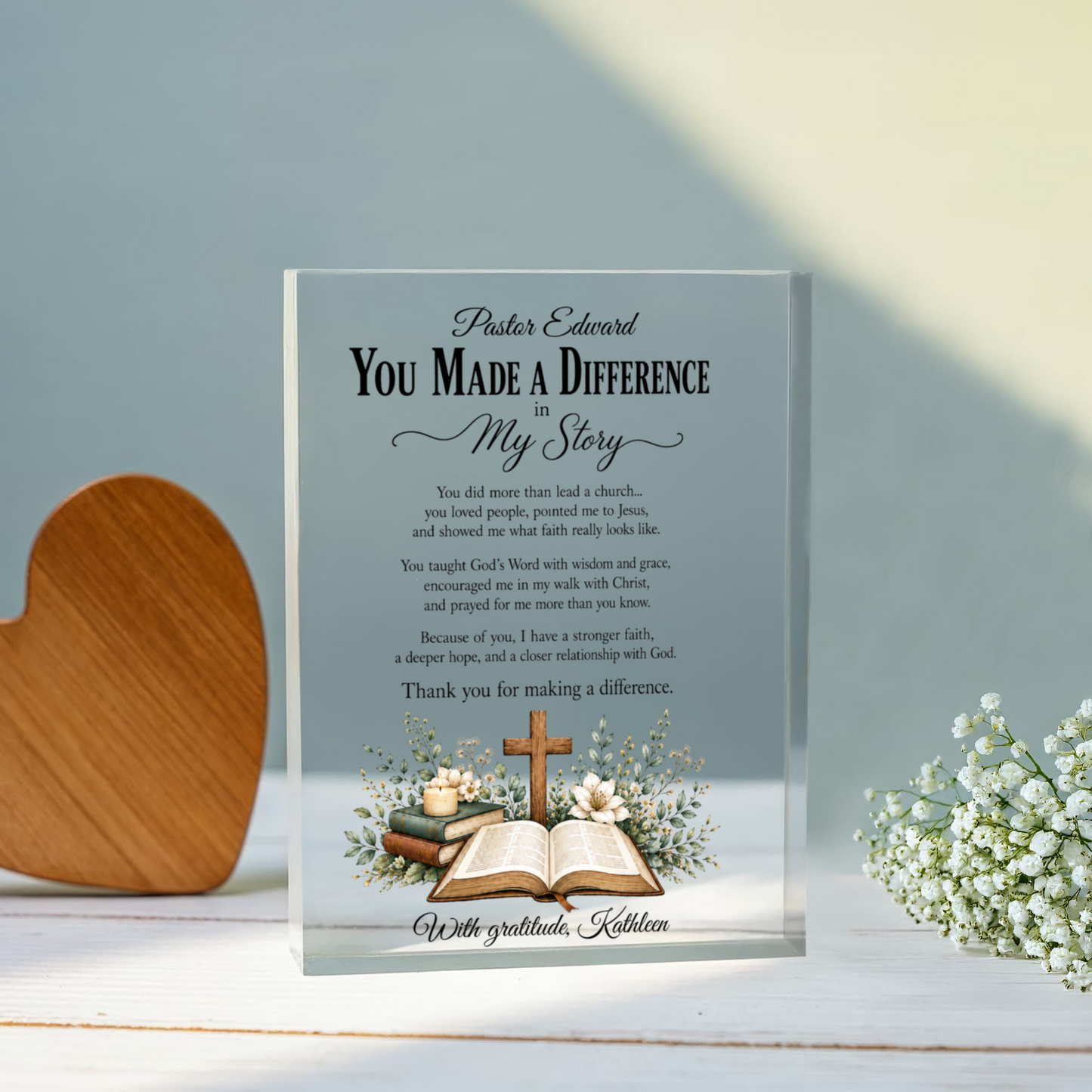 Pastor Thank You Appreciation Gift