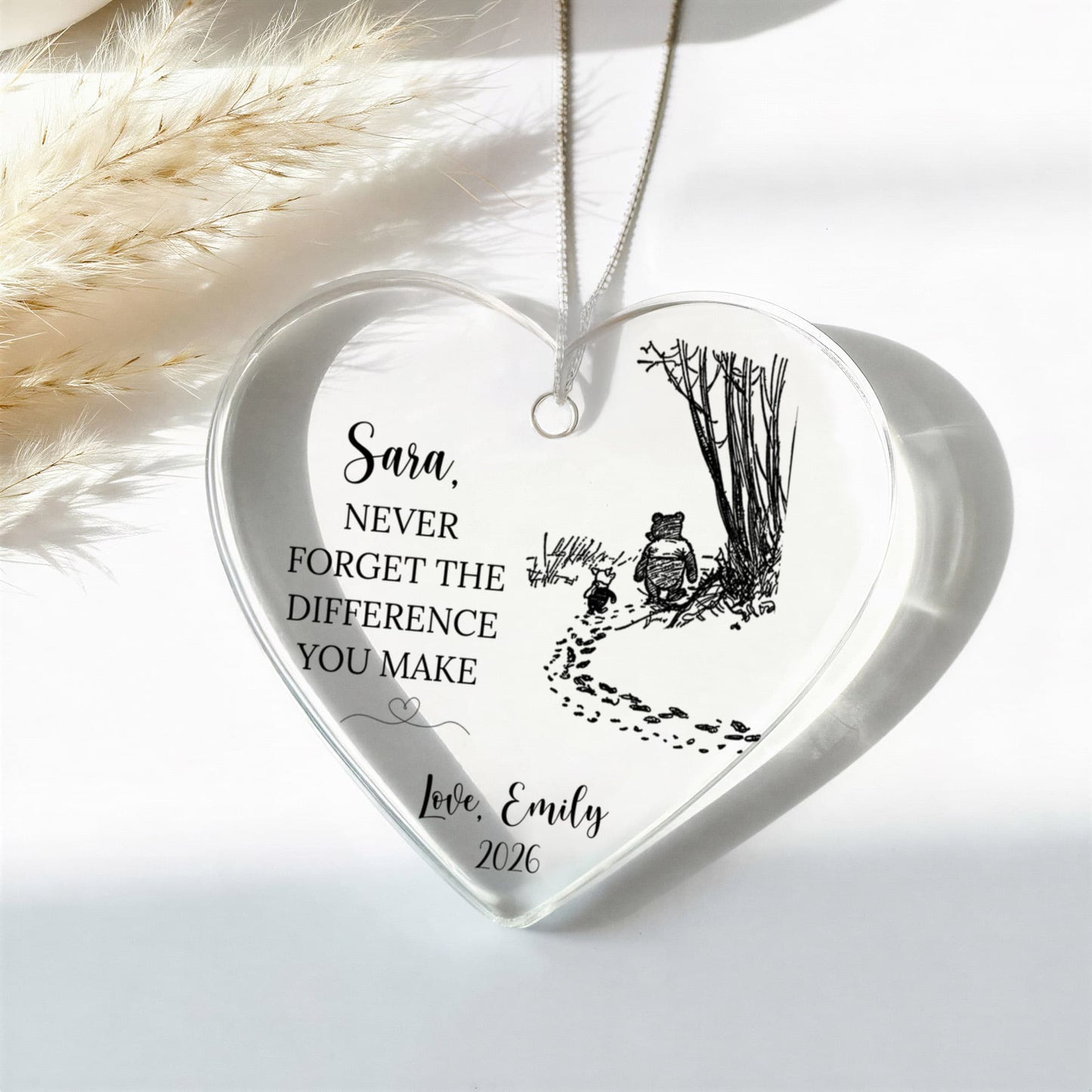 Difference Maker Heart Ornament