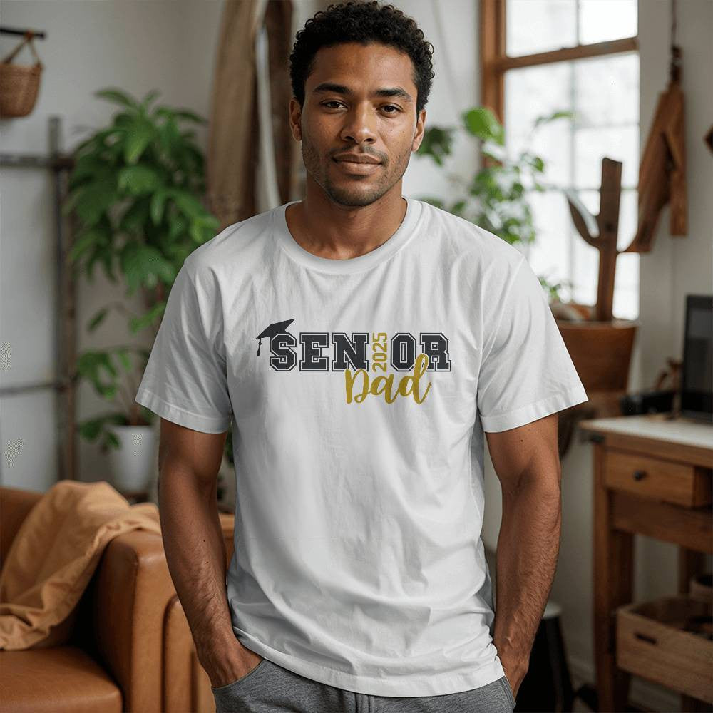 Class of 2025 senior dad  T-Shirt-[Heartfelt Family Gift]