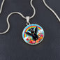 Labrador Dog Pendant Necklace with Engraving - Engraved Memorial Rainbow Bridge-[Heartfelt Family Gift]