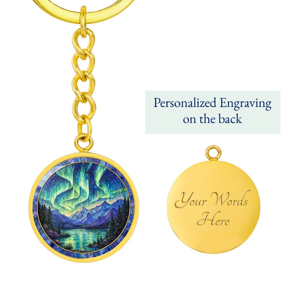 Northern Lights Necklace Pendant, Aurora Borealis Jewelry, Gift for Nature Lovers, Northern Lights Bracelet