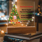 Christmas In Heaven Empty Chair Memorial Plaque-[Heartfelt Family Gift]