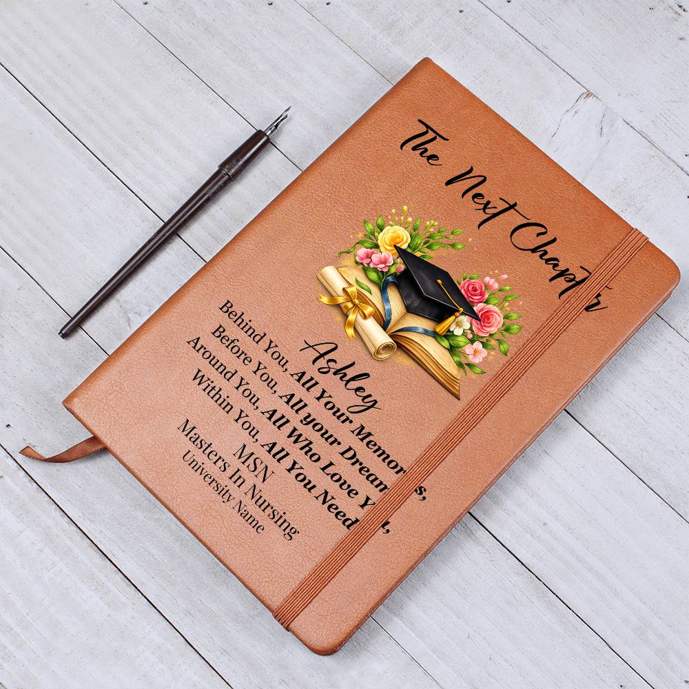Personalized College Nursing Graduation Journal Gift for BSN MSN