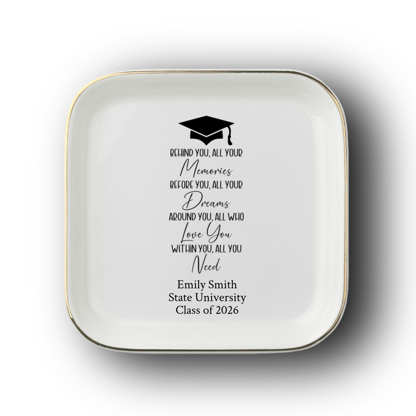 Graduation Jewelry or Trinket Dish