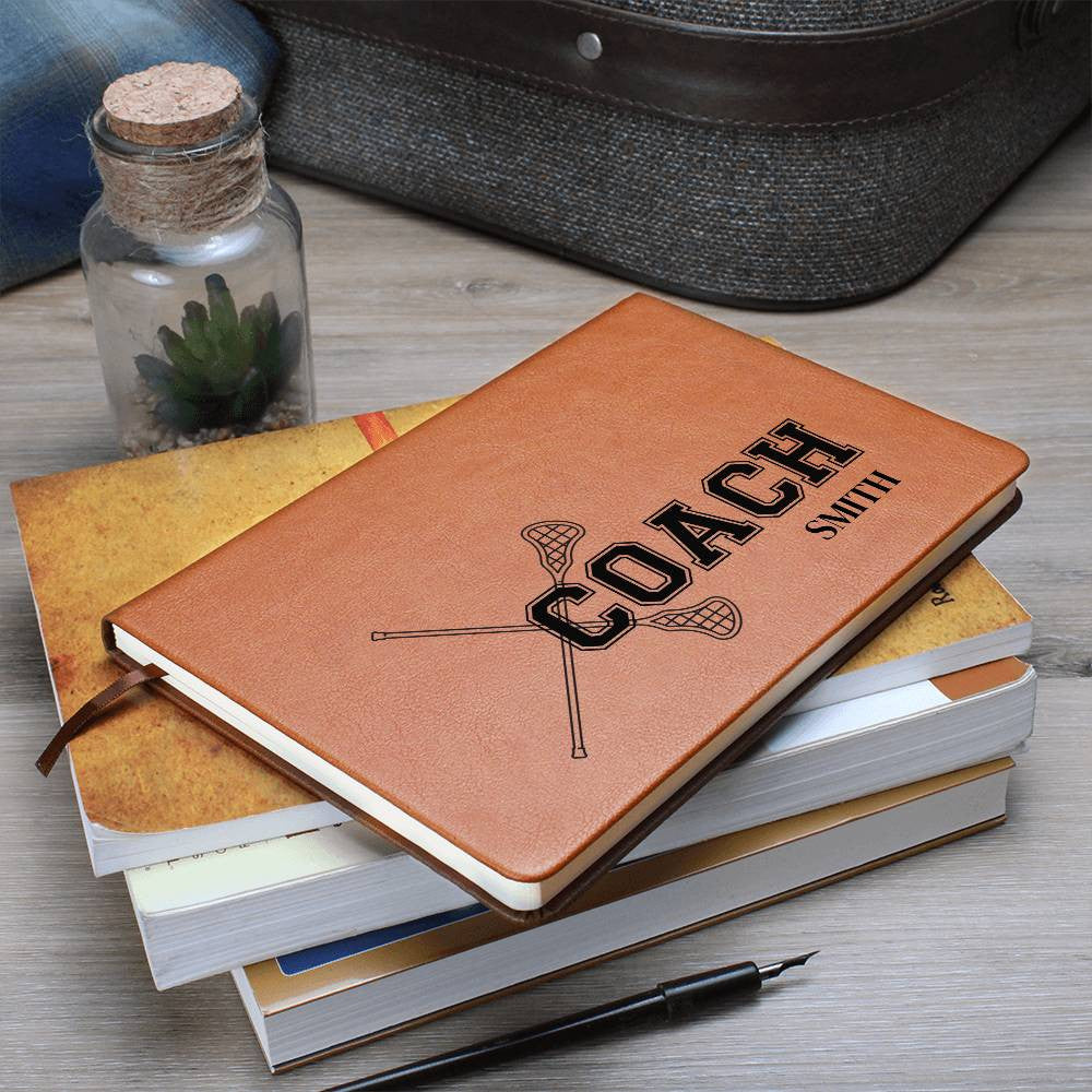 Personalized Lacrosse Coach Journal-[Heartfelt Family Gift]