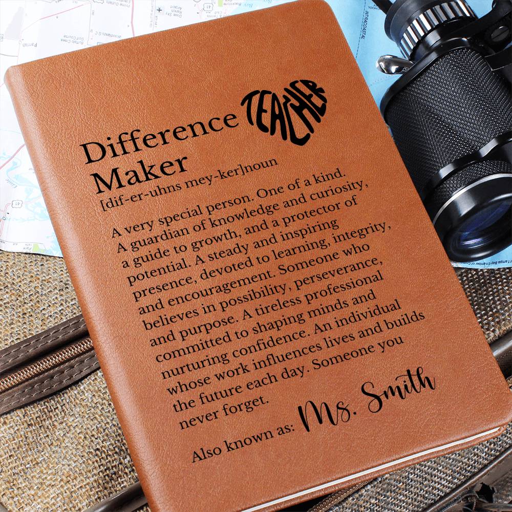 Difference Maker Journal for Teacher