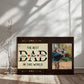 Best Dad Custom Photo Gallery Wrapped Canvas-[Heartfelt Family Gift]