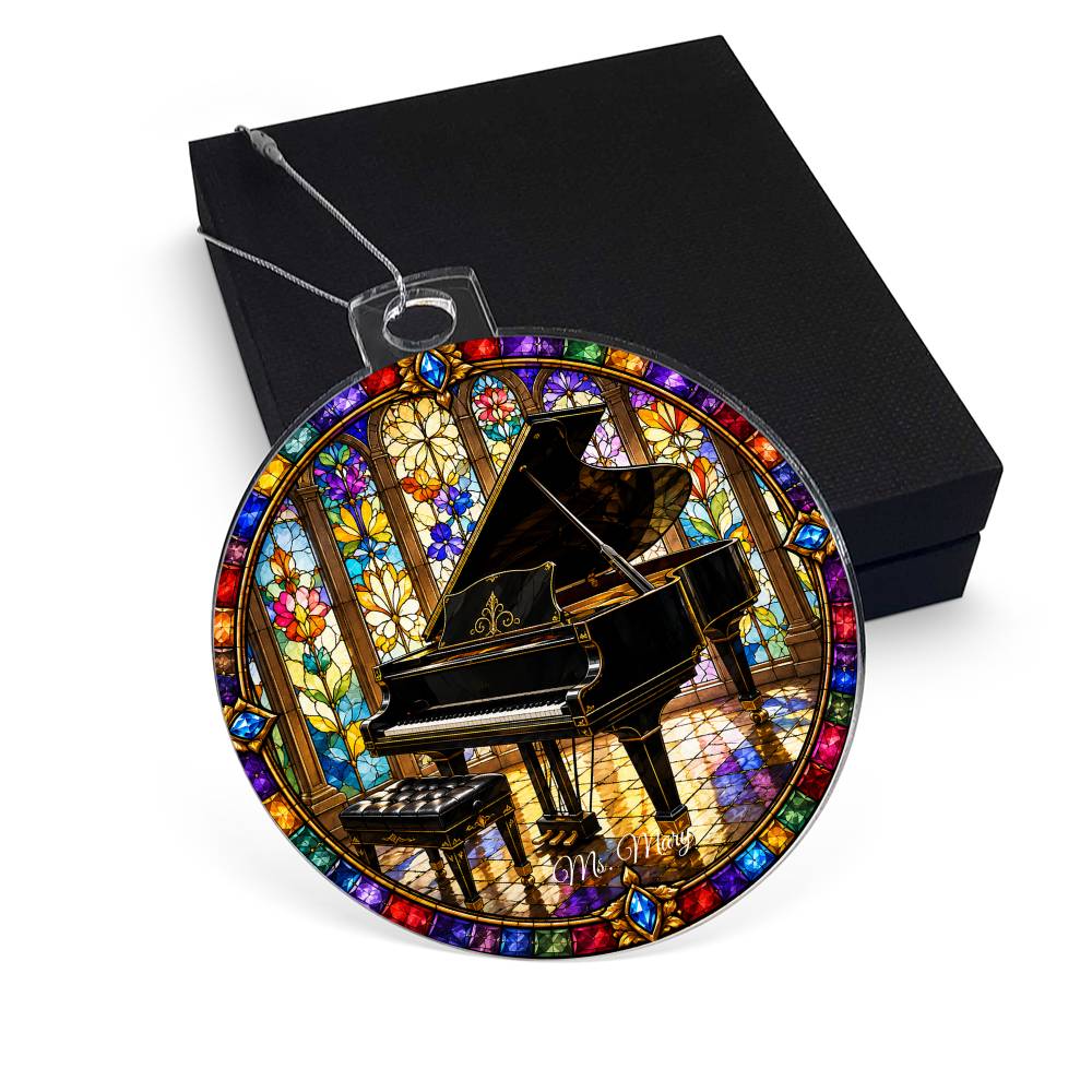 Piano Christmas Ornament Gift