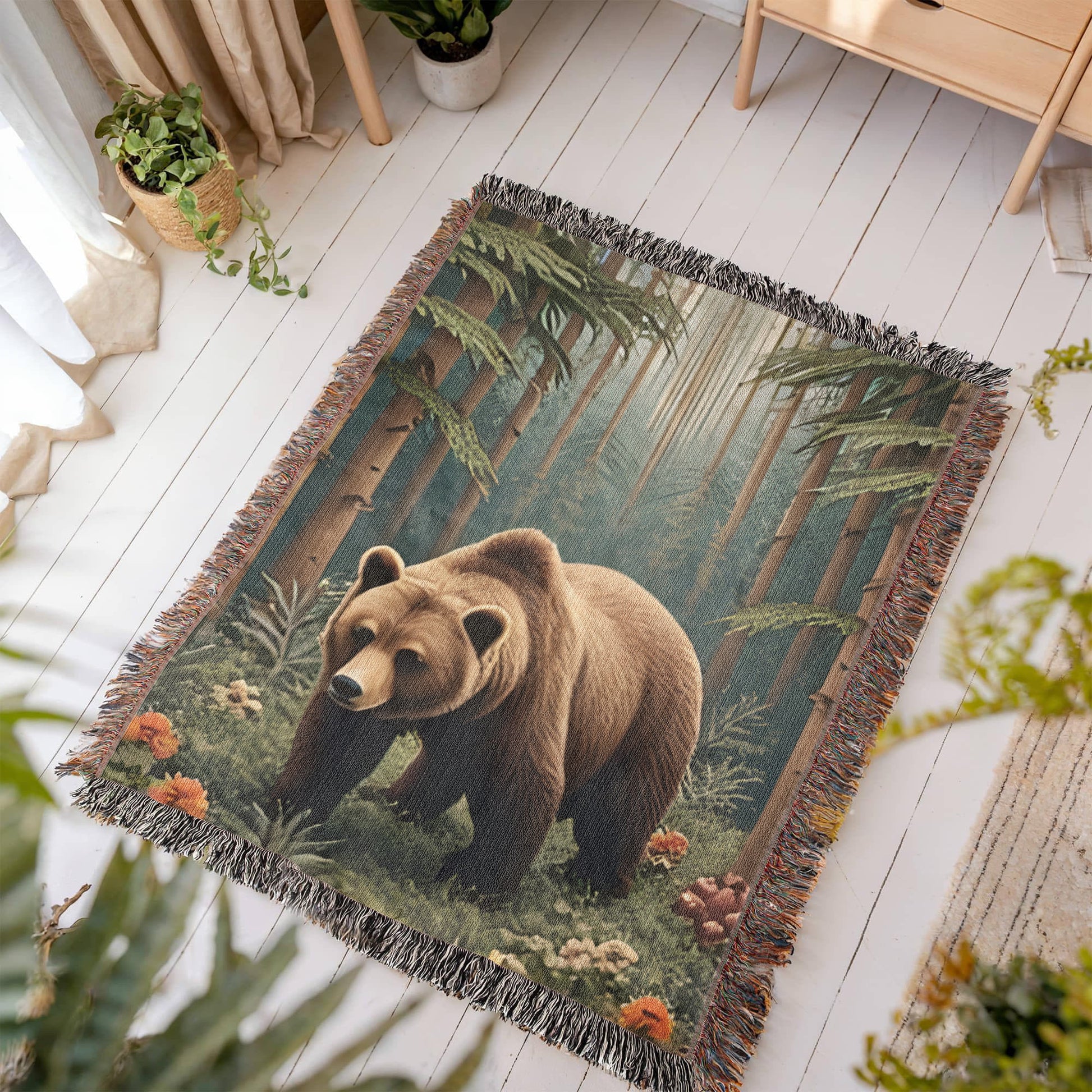 Grizzly Bear Blanket-[Heartfelt Family Gift]