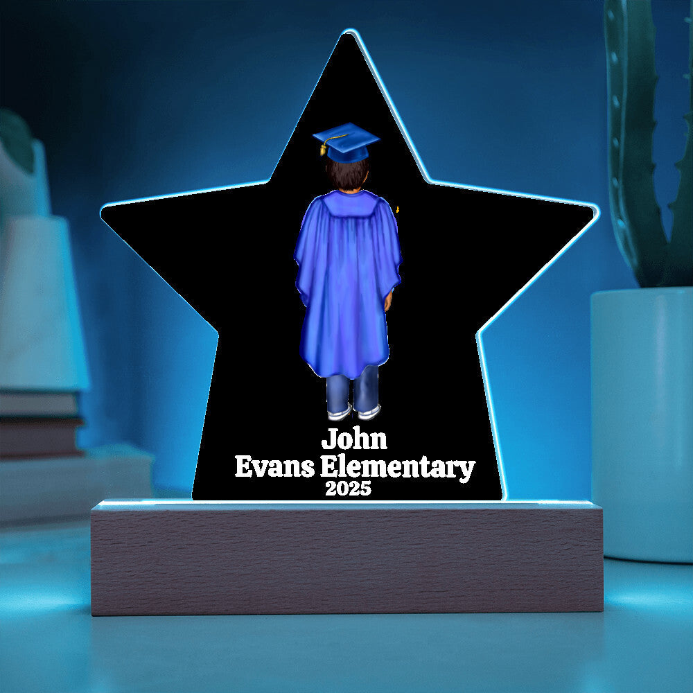Kindergarten Graduation Star Plaque