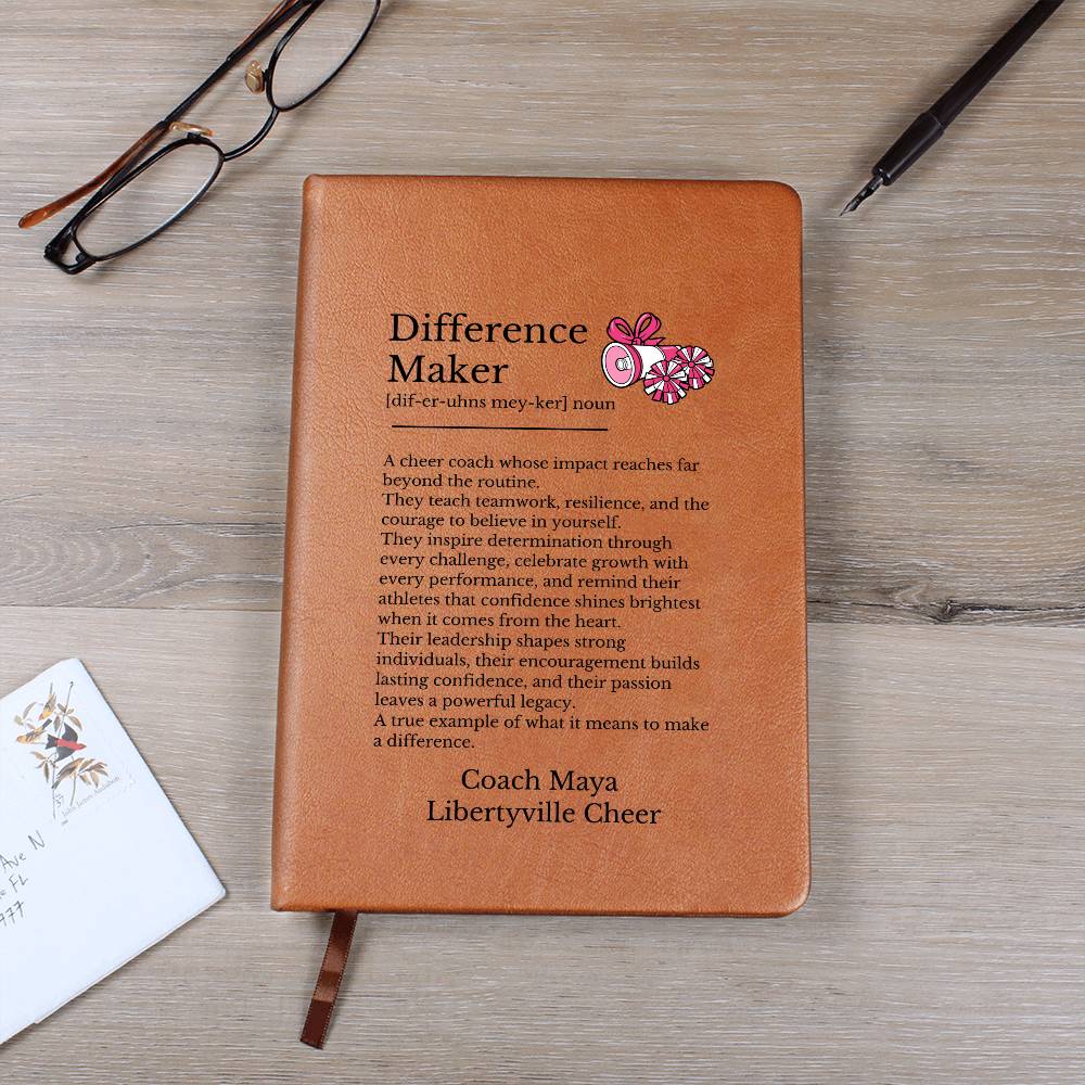 Cheerleading Difference Maker Journal
