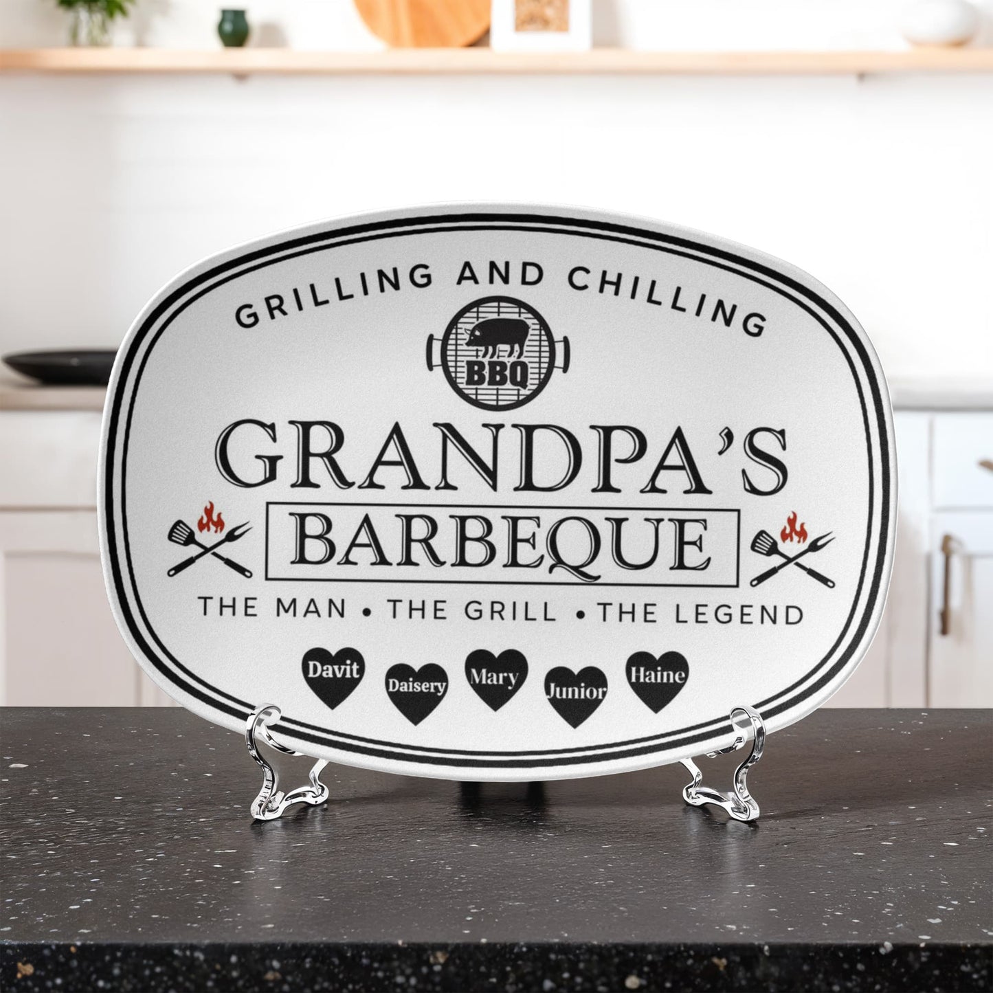 Grandpas Grilling Platter 10”x14” Platter