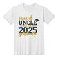 Proud Uncle of a 2025 Graduate T-Shirt-[Heartfelt Family Gift]