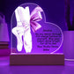 Personalized Dance Gift for Recital or Senior Year Acrylic Heart Plaque-[Heartfelt Family Gift]