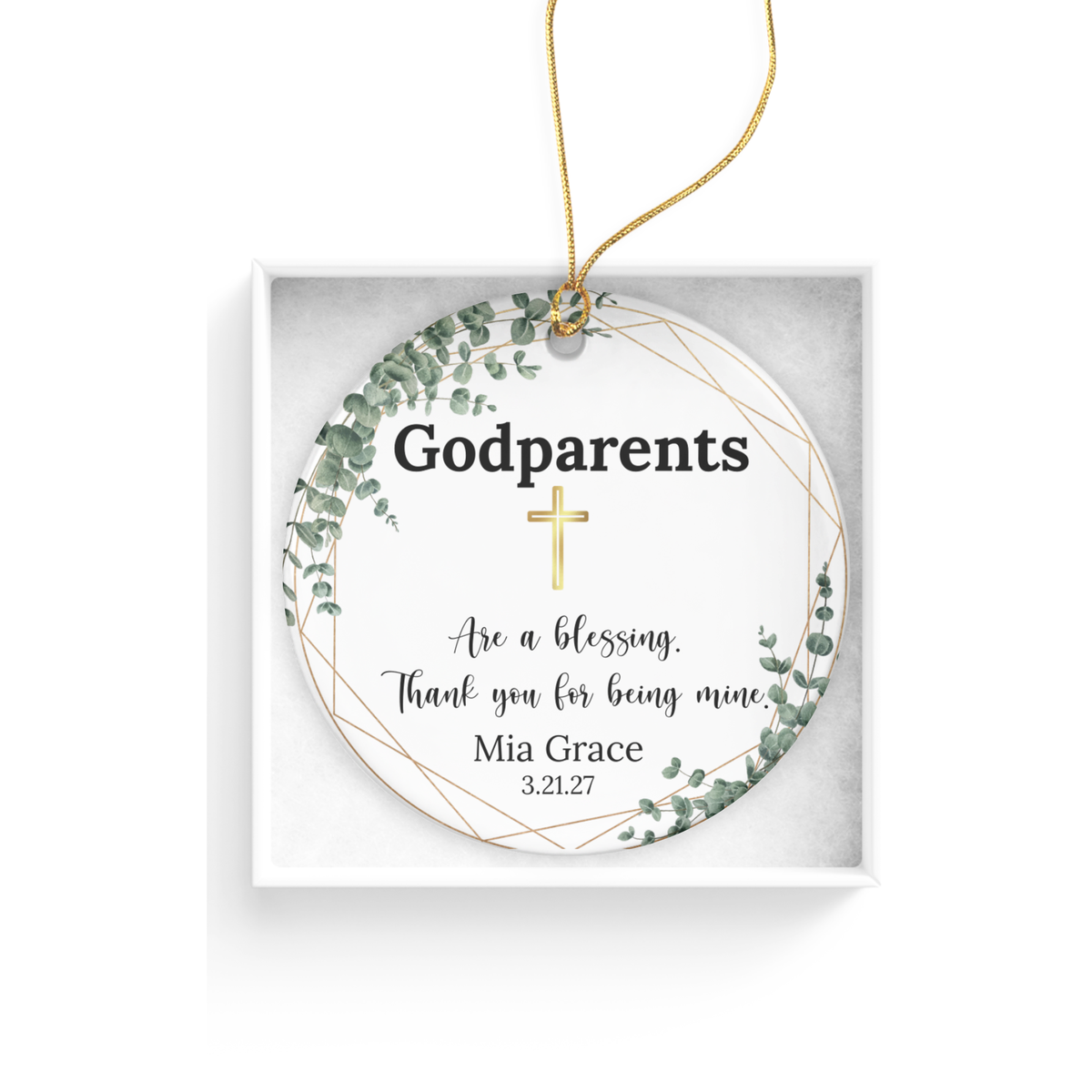 Godparent Ornament