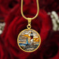 Lighthouse Engraved Necklace in Gold or Silver-[Heartfelt Family Gift]