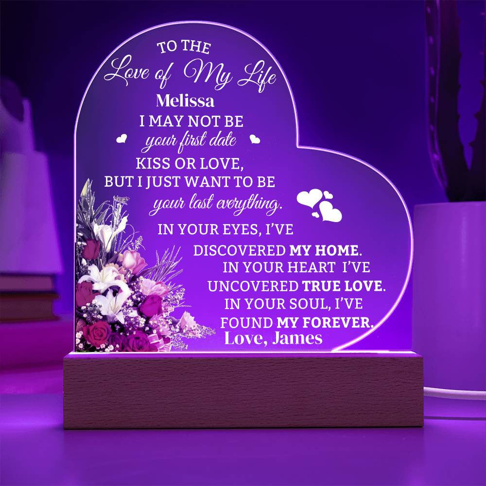Soulmate Heart Plaque Gift-[Heartfelt Family Gift]