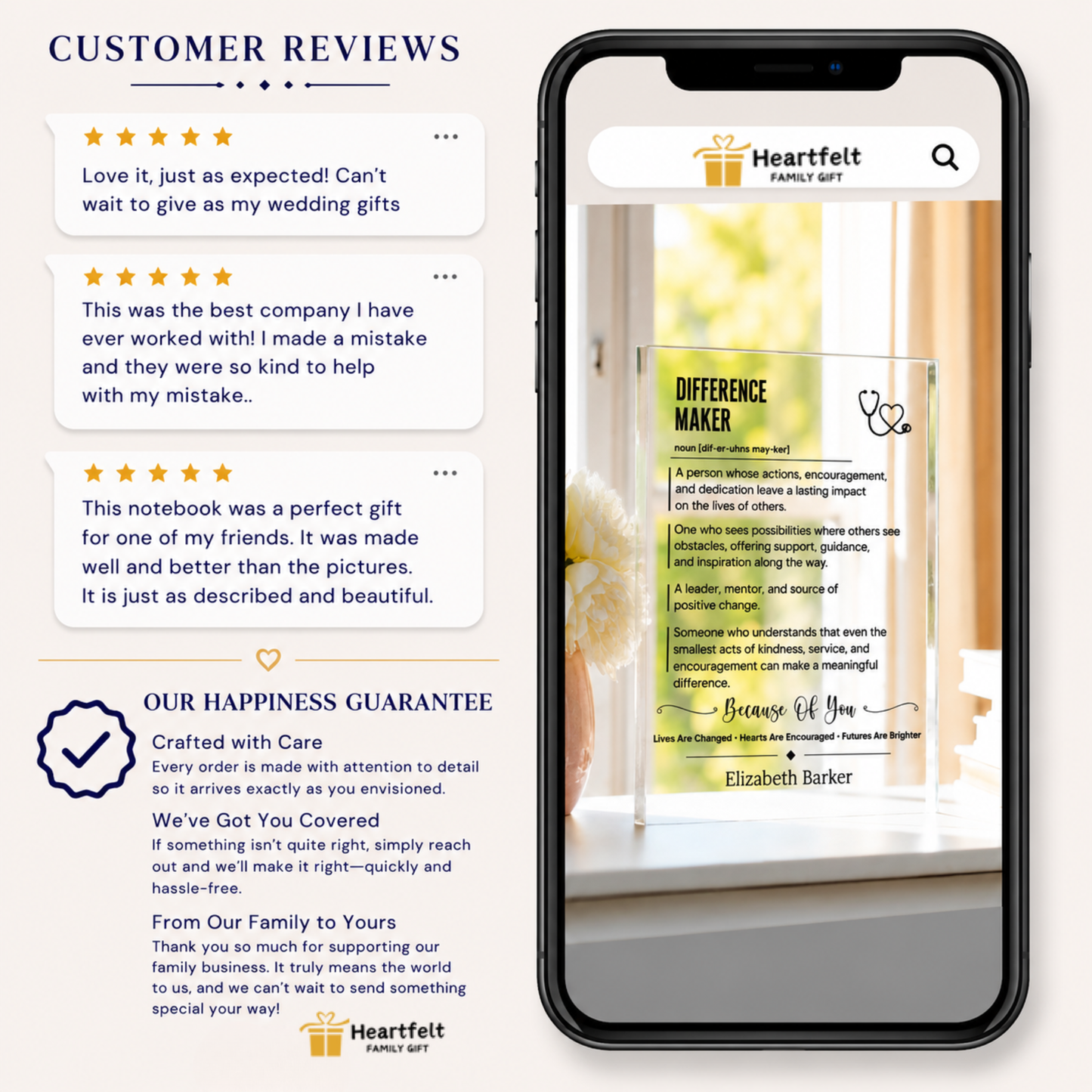 Santa Hat Initial Heart Ornament