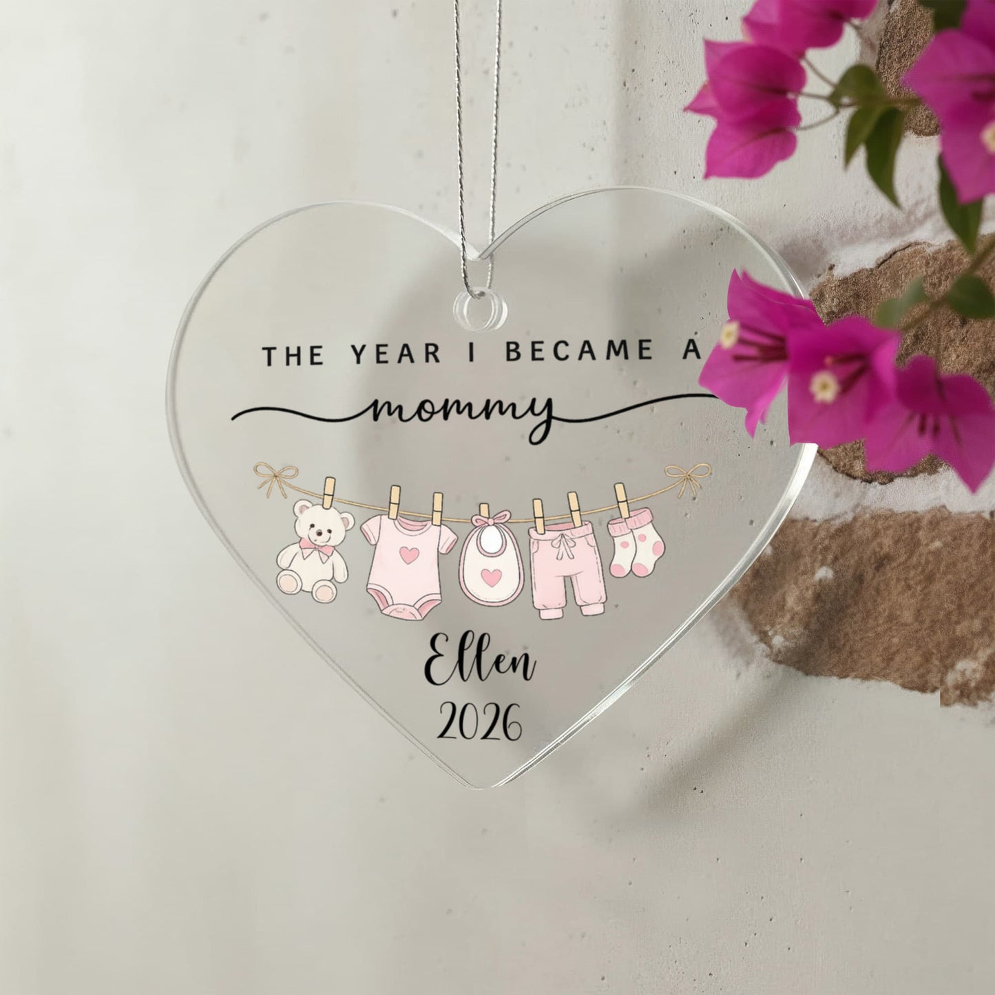 1st Christmas As Mom New Parent Ornament