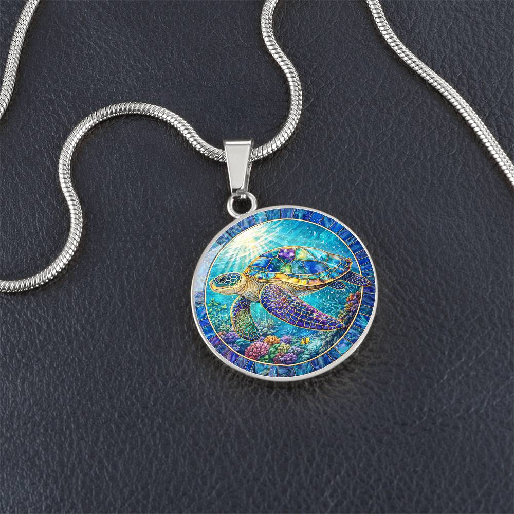 Sea Turtle Necklace, Ocean Life Jewelry, Engraved Sea Turtle Pendant, Turtle Lover Gift, Nature Inspired Keychain, Marine Life Bracelet