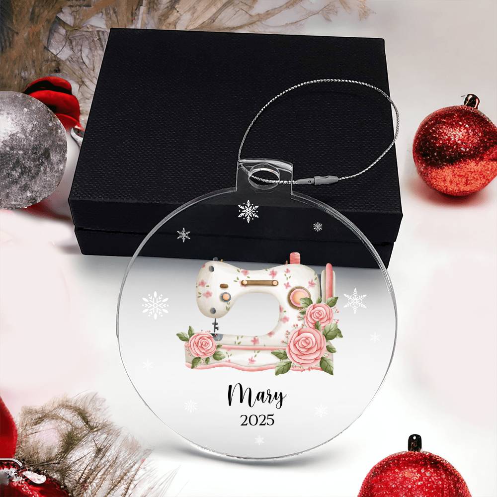 Sewing Christmas Tree Ornament