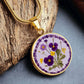 February Birth Flowers Violet Primrose-[Heartfelt Family Gift]