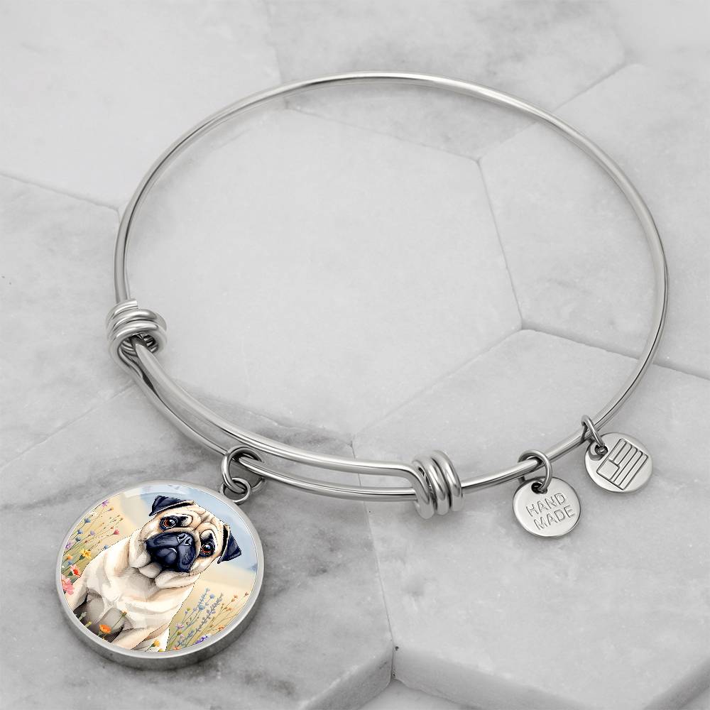 Pug Pendant Necklace