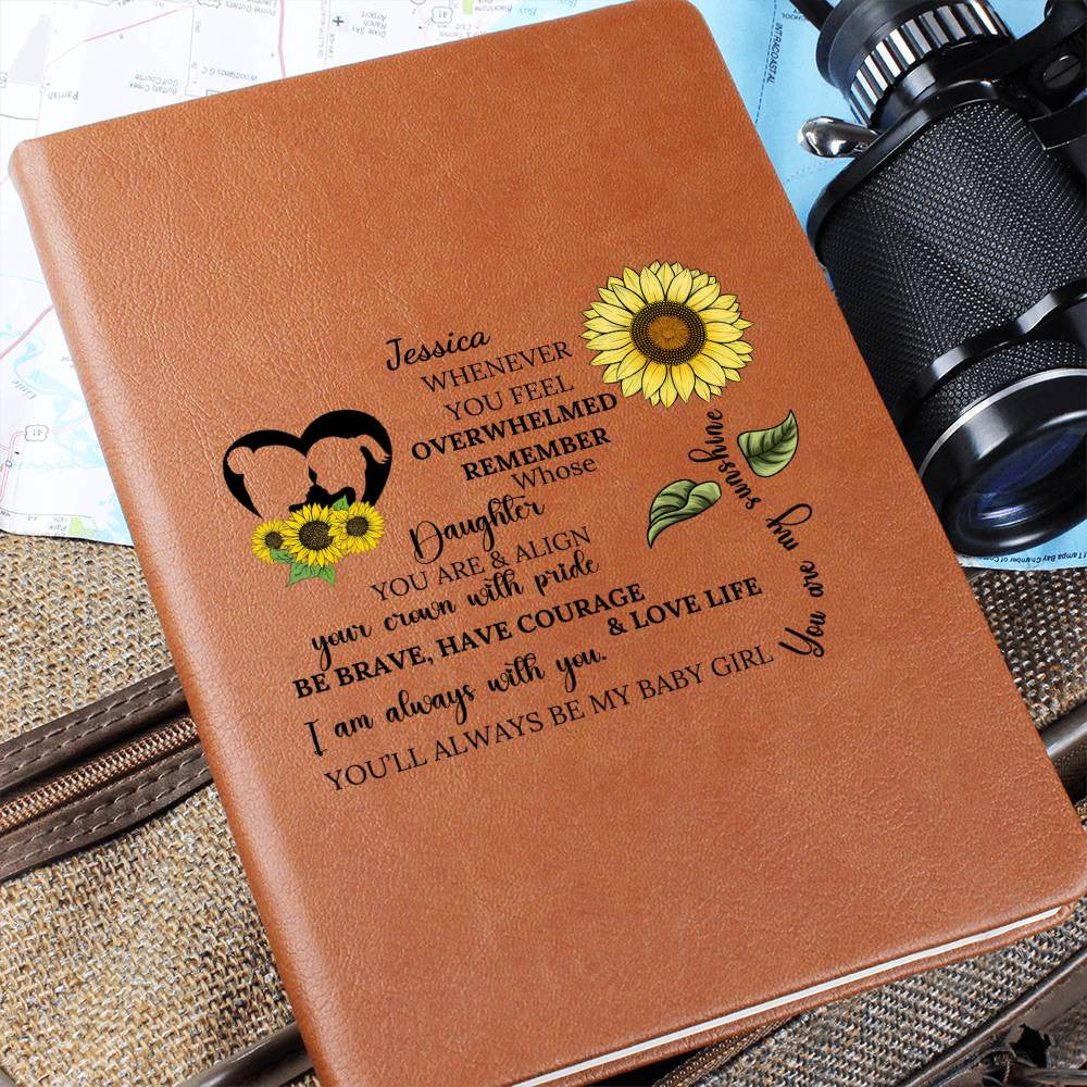 Daughter Sunflower Keepsake Journal-[Heartfelt Family Gift]