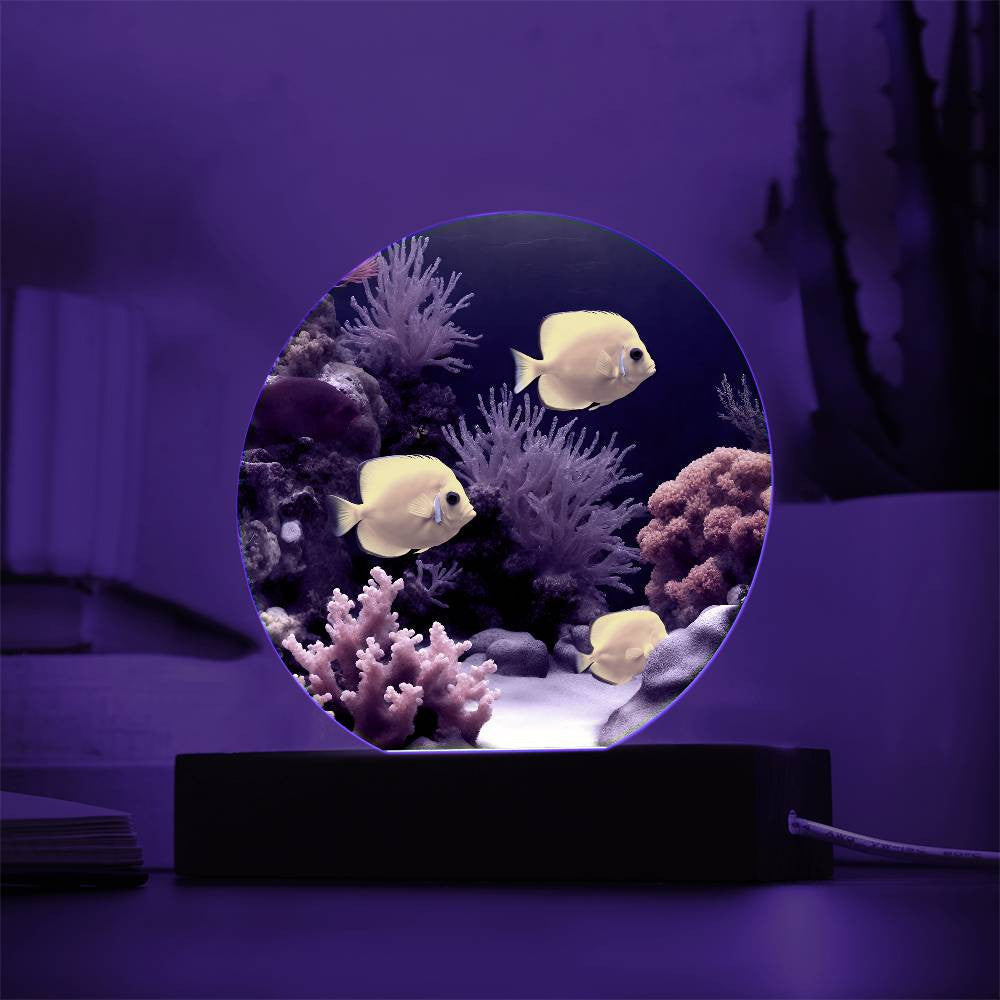 Fish Salt Water Aquarium Night Light-[Heartfelt Family Gift]