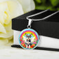 Chihuahua Dog Engraved Rainbow Bridge Memorial Necklace-[Heartfelt Family Gift]